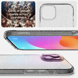 Spigen iPhone 15 Skal Liquid Crystal Glitter Crystal Quartz