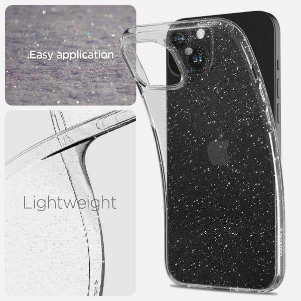 Spigen iPhone 15 Skal Liquid Crystal Glitter Crystal Quartz