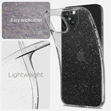 Spigen iPhone 15 Skal Liquid Crystal Glitter Crystal Quartz