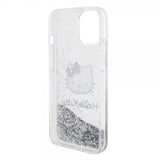 Hello Kitty iPhone 15 Skal Liquid Glitter Translucent