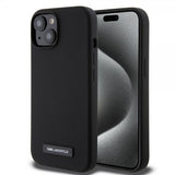 Karl Lagerfeld iPhone 15 Skal Liquid Silicone MagSafe Svart