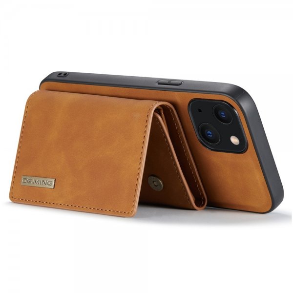 Dg.Ming iPhone 15 Skal M1 Series Löstagbar Korthållare Brun