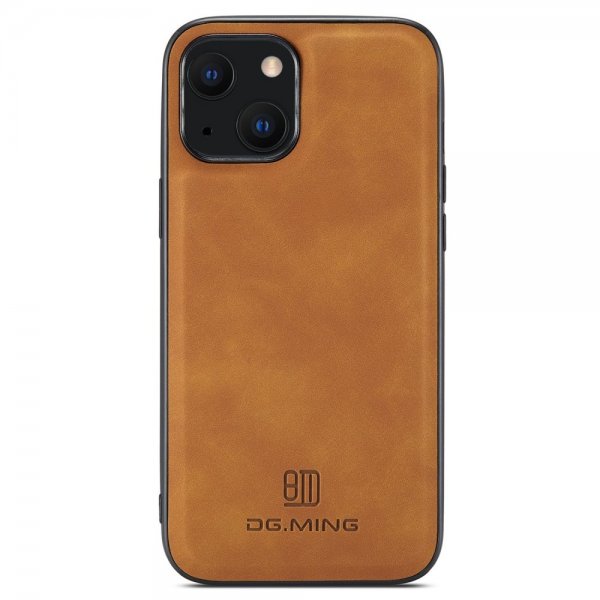 Dg.Ming iPhone 15 Skal M1 Series Löstagbar Korthållare Brun