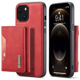 Dg.Ming iPhone 15 Skal M2 Series Löstagbar Korthållare Röd