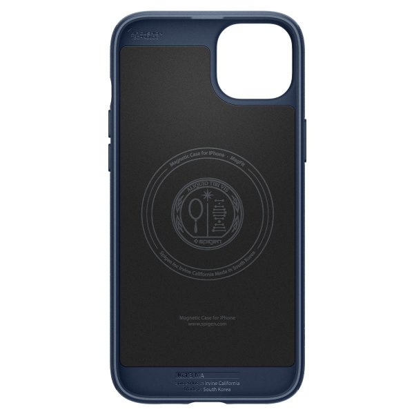 Spigen iPhone 15 Skal Mag Armor MagFit Navy Blue