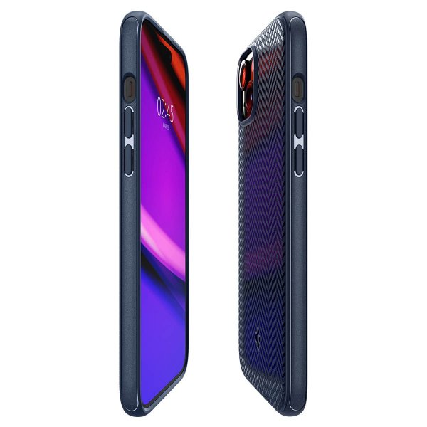 Spigen iPhone 15 Skal Mag Armor MagFit Navy Blue