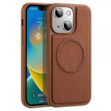 X-Level iPhone 15 Skal MagSafe Denim Jacket Brun