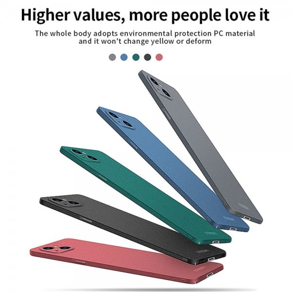 Mofi iPhone 15 Skal Matte Shield Röd