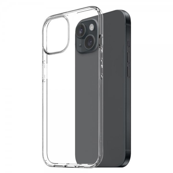 Northjo iPhone 15 Skal med Skärmskydd och Kameraskydd 3-i-1