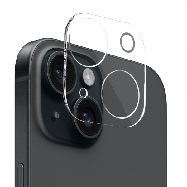 Northjo iPhone 15 Skal med Skärmskydd och Kameraskydd 3-i-1