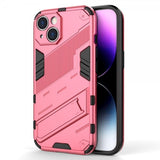 iPhone 15 Skal med Stativ Magenta