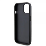Guess iPhone 15 Skal Metal Logo Strass Svart
