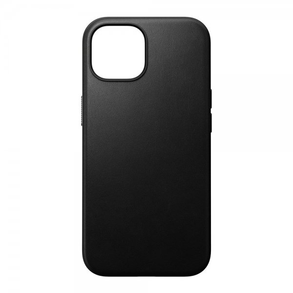Nomad iPhone 15 Skal Modern Leather Case Svart