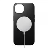 Nomad iPhone 15 Skal Modern Leather Case Svart