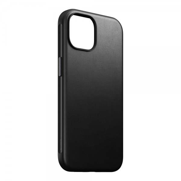 Nomad iPhone 15 Skal Modern Leather Case Svart