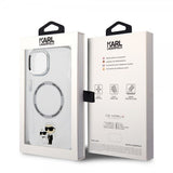 Karl Lagerfeld iPhone 15 Skal NFT Karl & Choupette Transparent