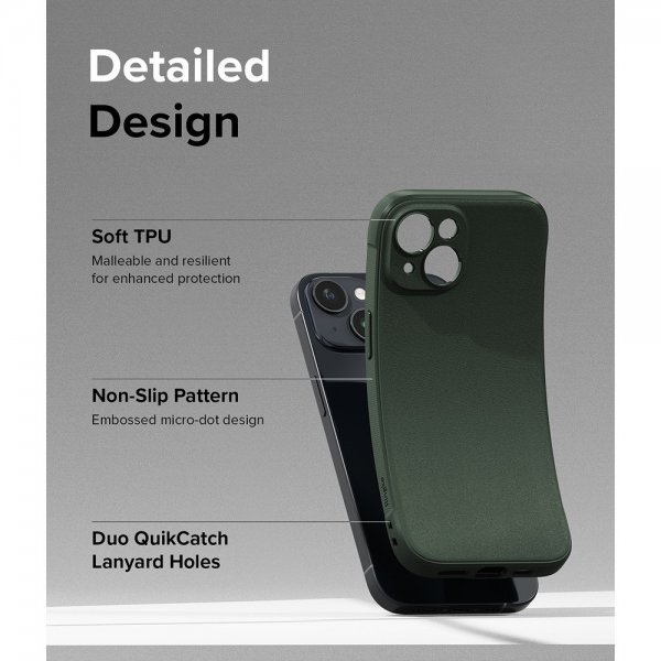 Ringke iPhone 15 Skal Onyx Dark Green