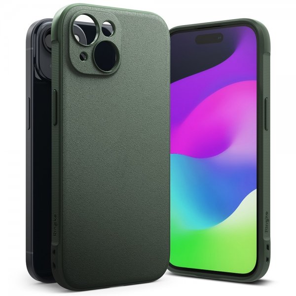 Ringke iPhone 15 Skal Onyx Dark Green