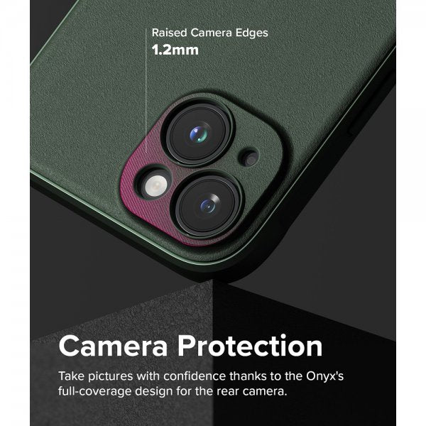 Ringke iPhone 15 Skal Onyx Dark Green