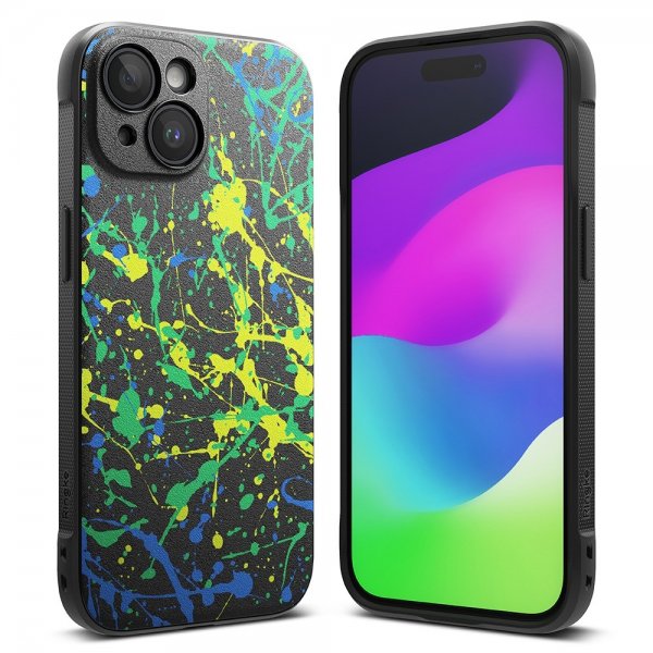 Ringke iPhone 15 Skal Onyx Design Action Painting