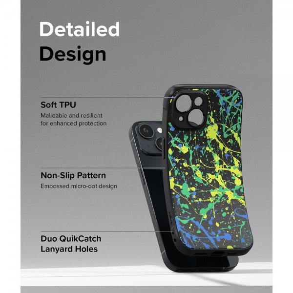 Ringke iPhone 15 Skal Onyx Design Action Painting