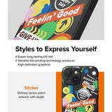 Ringke iPhone 15 Skal Onyx Design Sticker