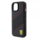 Ferrari iPhone 15 Skal Perforerad Svart