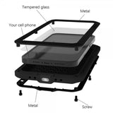 Love Mei iPhone 15 Skal Powerful Case Svart