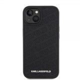 Karl Lagerfeld iPhone 15 Skal Quilted K Pattern Svart
