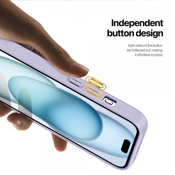 Dux Ducis iPhone 15 Skal Rafi II Series MagSafe Lila