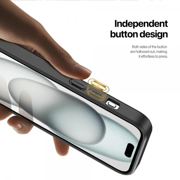 Dux Ducis iPhone 15 Skal Rafi II Series MagSafe Svart