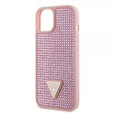 Guess iPhone 15 Skal Rhinestone Rosa