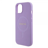 Guess iPhone 15 Skal Saffiano MagSafe Lila