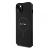 Guess iPhone 15 Skal Saffiano MagSafe Svart