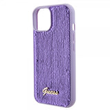 Guess iPhone 15 Skal Sequin Lila