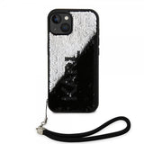 Karl Lagerfeld iPhone 15 Skal Sequin Svart