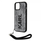 Karl Lagerfeld iPhone 15 Skal Sequin Svart
