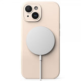 Ringke iPhone 15 Skal Silicone Magnetic Pink Sand
