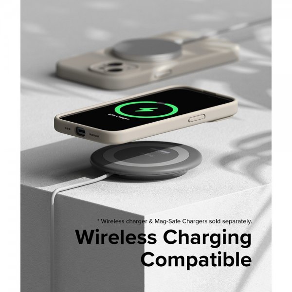 Ringke iPhone 15 Skal Silicone Magnetic Stone