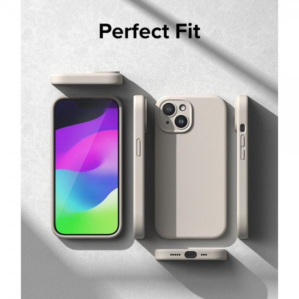Ringke iPhone 15 Skal Silicone Magnetic Stone