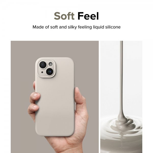 Ringke iPhone 15 Skal Silicone Magnetic Stone