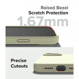 Ringke iPhone 15 Skal Silicone Magnetic Sunny Lime