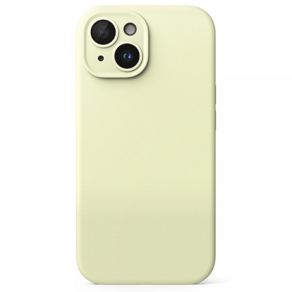 Ringke iPhone 15 Skal Silicone Magnetic Sunny Lime