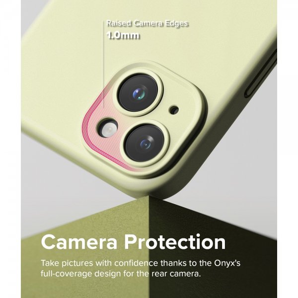 Ringke iPhone 15 Skal Silicone Magnetic Sunny Lime