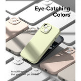 Ringke iPhone 15 Skal Silicone Magnetic Sunny Lime
