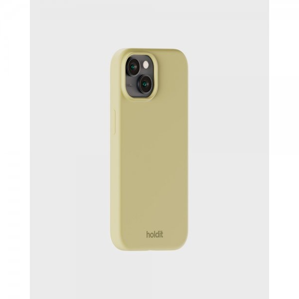 Holdit iPhone 15 Skal Silikon Biscotti