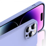 X-Level iPhone 15 Skal Silikontextur Röd