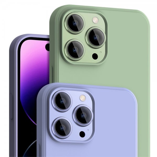 X-Level iPhone 15 Skal Silikontextur Röd