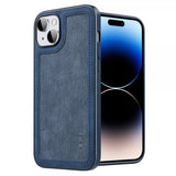 X-Level iPhone 15 Skal Skarvad Blå