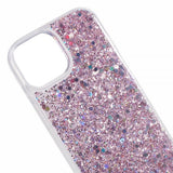 Nordic Covers iPhone 15 Skal Sparkle Series Blossom Pink